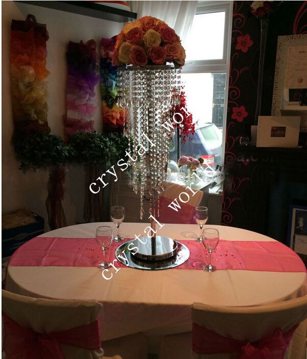 Centrotavola delle decorazioni da tavolo del partito, lampadario di cristallo