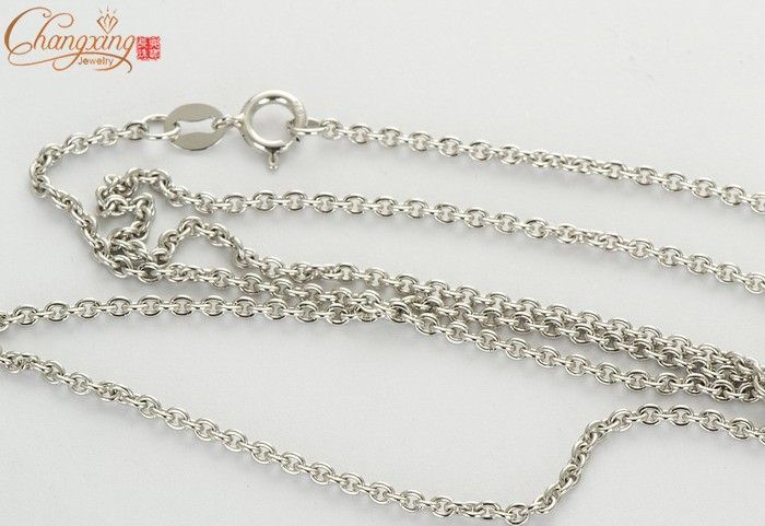 MENS SOLID 18k/750 WHITE GOLD CHAIN 