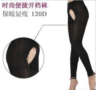 2019 Langsha Hot Sale Porn Black Sexy Women Leggings Open Crotch Fashion  Elastic Pantyhose Stockings 120 D Velvet Sexy Warm Leggings From Lin880, ...