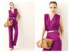 OL STYL SUPSUITS NOWA MODA 2014 KRÓTKIE KOBIETY VNECK BELE BELESS PALZZO PALZZO SUKSUIT SUARK HISE TALIIS DO CENS WOMEN7098984