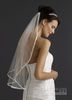 Whiteivory 1 Tier 1T Bride Bridal Wedding Veil with peig satin rubbon4963953