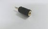 Spina maschio stereo da 2,5 mm placcata oro a adattatore audio jack femmina stereo da 3,5 mm 1/8".