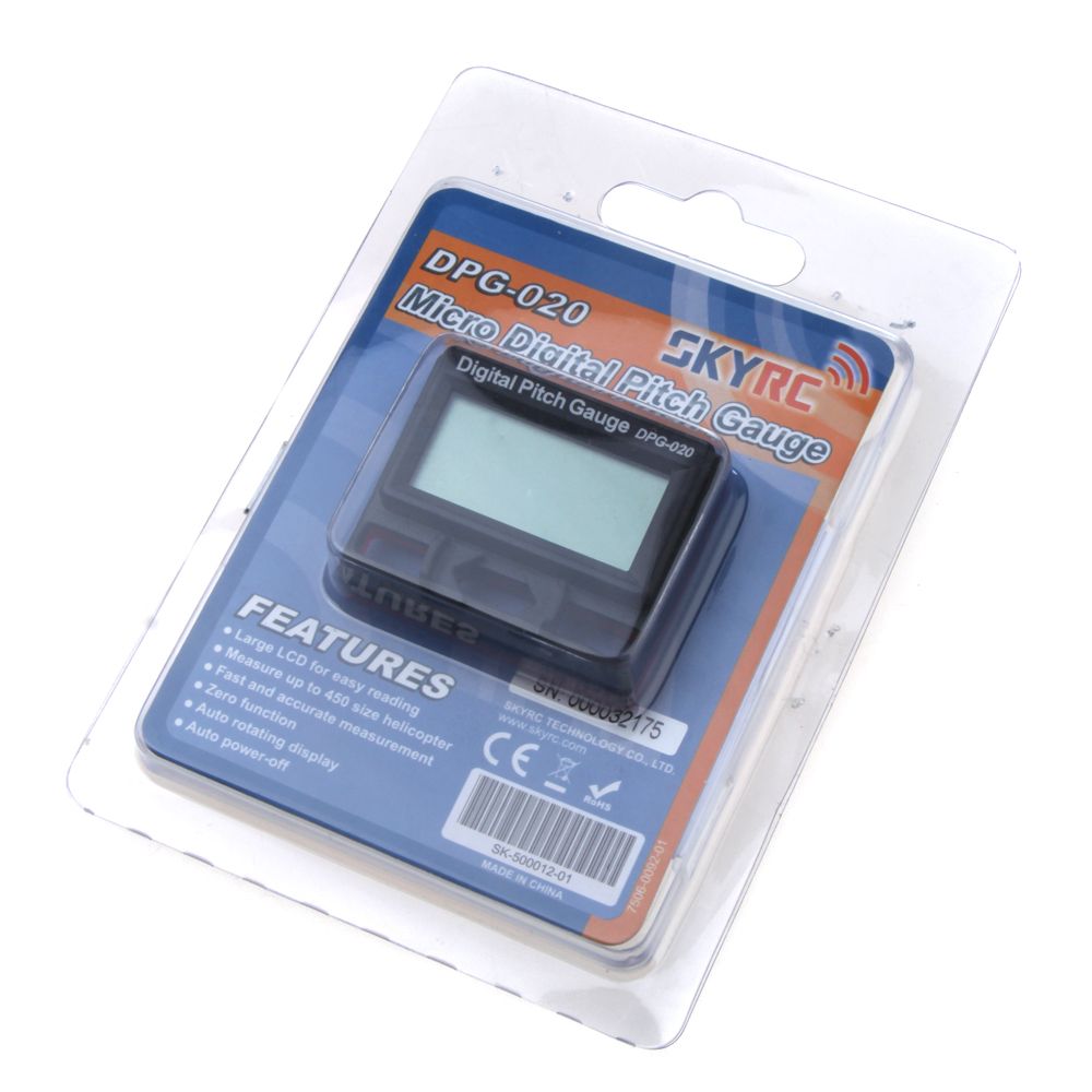 digital pitch gauge rc helicopter