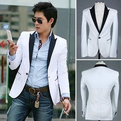 white color blazer