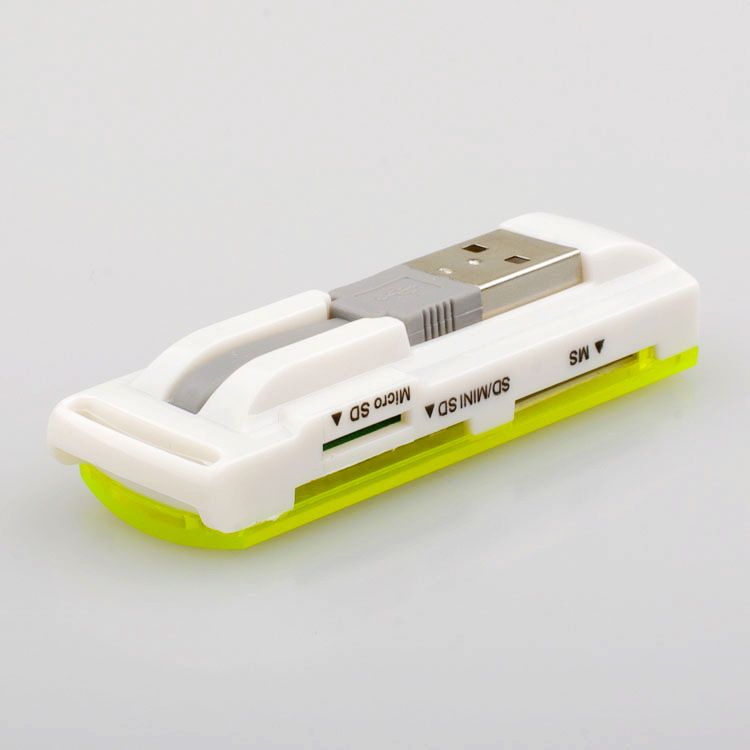 Wholesale  -  1 TF、M2、MS、USB 2.0ポートサポート2G-32Gカード付きSDカードリーダー