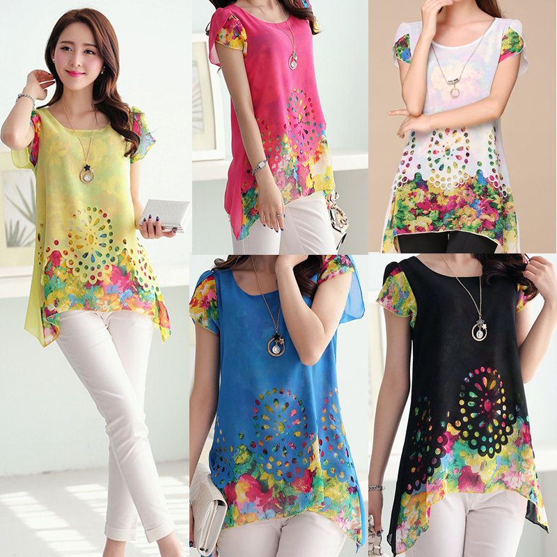 New Fashion 2016 Womens Blouse Floral Print Hollow Out Petal Sleeves Tops G0459 2018 From Cntomtop 905 New Fashion 2016 Womens Blouse Floral Print Hollow Out Petal Sleeves Tops G0459 2018 From Cntomtop 905