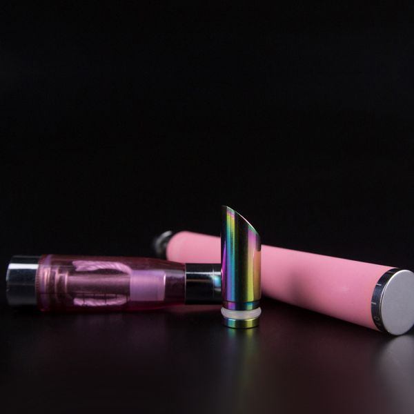 Rainbow DripTips Stainless Steel 510 Long Drip Tip Bullet ...