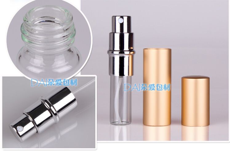 휴대용 향수 병 리필 형 알루미늄 스프레이 병 향수 atomizer 화장품 용기 5-6ml 환경 향수 병