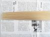 Clip de trame de cheveux raides remy vierge humaine brésilienne dans les extensions de cheveux extensions humaines de couleur blonde non transformées avec 18clips