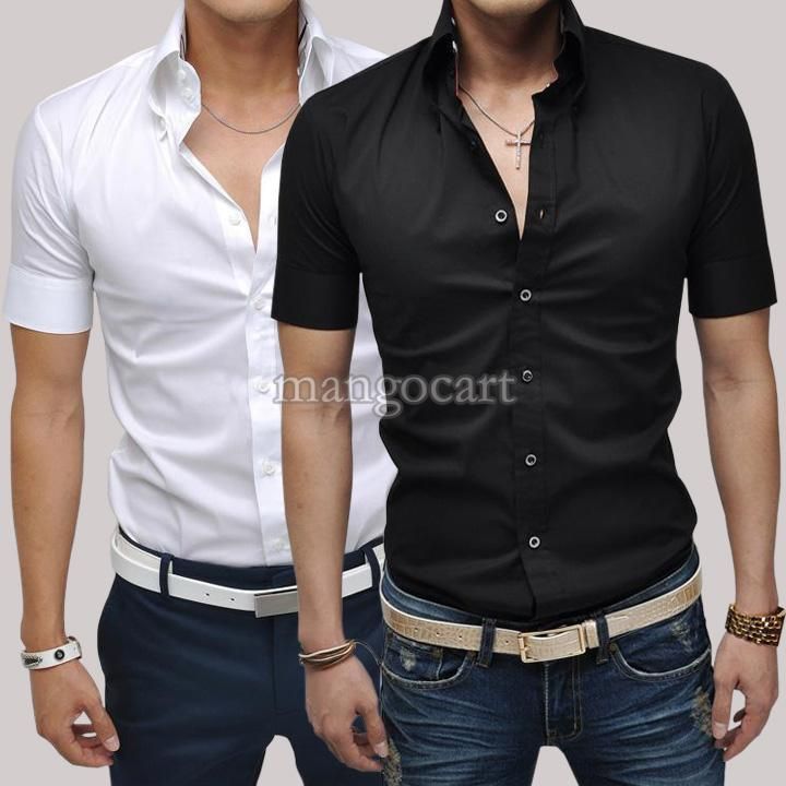 casual short sleeve dress shirts