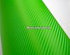 Apple Green 3D Carbon Fiber Vinyl Car Wrapping Film Air Bubble Free Car Styling Gratis frakt 1.52x30M/Roll