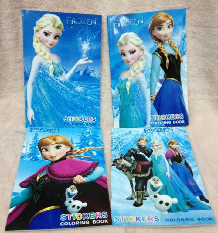 Featured image of post Frozen Coloring Book With Stickers