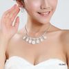 15040 Cheap Womens Bridal Wedding Pageant Rhinestone Necklace Earrings Jewelry Sets for Party Bridal Jewelry4683736