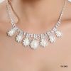 15040 Cheap Hot Sale Womens Bridal Wedding Pageant Rhinestone Necklace Earrings Jewelry Sets for Party Bridal Jewelry