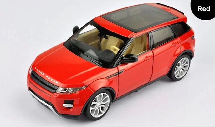 1:24 Land Rover Range Rover Diecast Model Car Toy Collection Sound/&Light Red