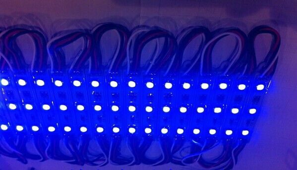 1000X подсветка Led модуль для рекламного щита LED знак модули свет лампы 5050 SMD 3 LED RGB / зеленый / красный / синий/теплый / белый водонепроницаемый DC 12 В