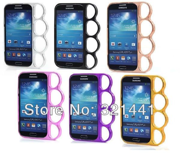 Brass Knuckles Bumper Ring Bumber Knuckle Cover For Samsung Galaxy S4 I9500 From Finer, 20.63