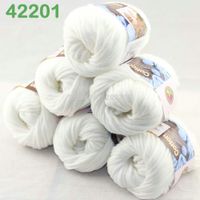 Wholesale of BallsX50g Special Thick Worsted Cotton Knitting Yarn White