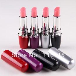 10pslot mix 4 color Lipstick Vibrators sex toys for womansexy vibrating lipstick clitoris pussy vibrator massager for femal6032676