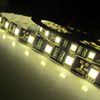 100 м водонепроницаемый 5 м Черный PCB 60led / m 5050 SMD 300 LED гибкая полоса света светодиодная лампа холодный белый / теплый белый DC12V