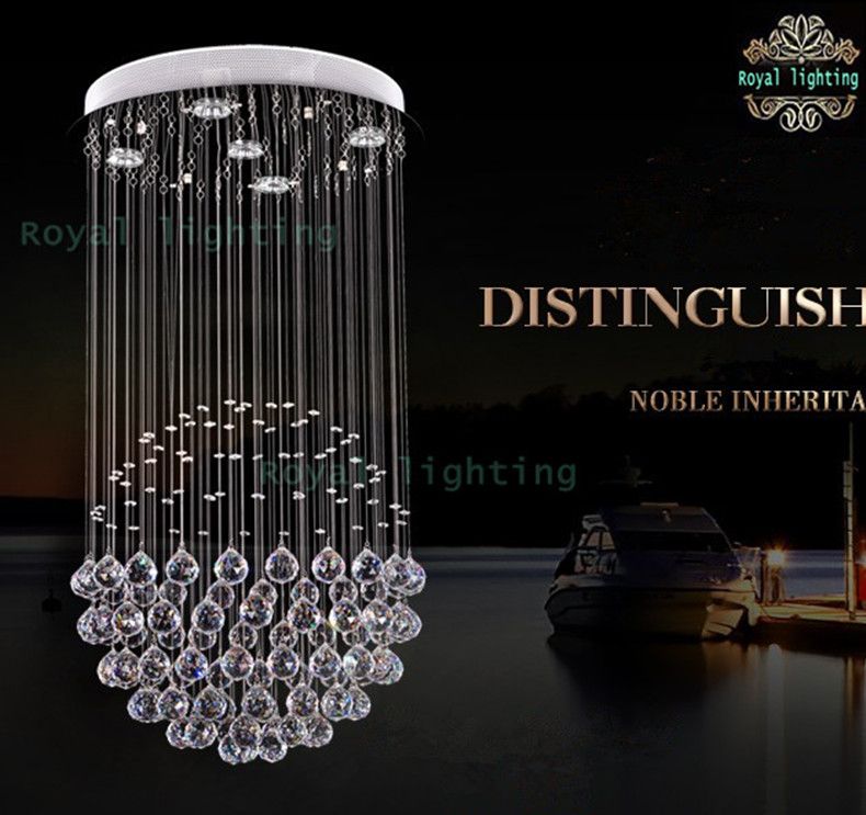 Spotlight Big Crystal Pendant Lamp Large Ball Modern Luxury Spotlight Big Crystal Pendant Lamp Large Ball Modern Luxury Light Led Lamps Dining Hallway Hanging