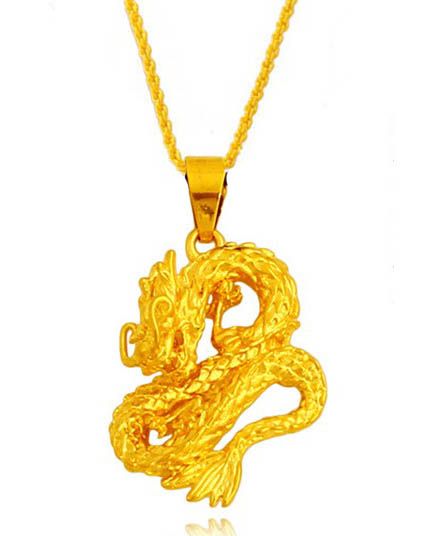 24 K Pozłacane Hover Dragon Wisiorek Naszyjnik, Męski Oświadczenie Oświadczenie Chain na 2016 Mężczyzna Collier Biżuteria