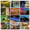 5M 5050 SMD RGB LED-Streifenlicht Wasserdicht nicht wasserdicht 300 LEDs/Rolle 44 Tasten IR-Fernbedienung 12V 5A Netzteil-Adapterstecker