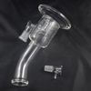 Nieuwe Hand Geblazen Glas Bong Ash Catcher Bubbler Glas Water Pijp Glas Hookah Glas Percolator 26cm Hoogte Transparante Kleur GRATIS VERZENDING