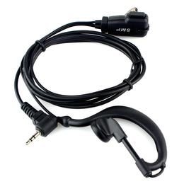 1-Polig 2,5 mm Klinke Ohrhörer Headset PTT-Mikrofon Für Zwei-Wege-Radios Walkie Talkie Motorola SMP218 C2025A