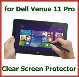 dell 11 pro tablet Canada - 200pcs Ultra Clear Screen Protector for Dell Venue 11 Pro Tablet PC 10.8 inch Protective Film DHL