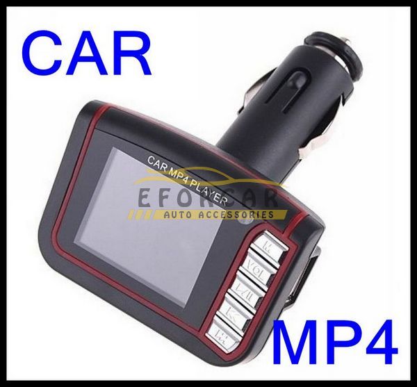 18Quot LCD CAR MP4 MP3 Player Wireless FM Sender SDMMC -Kartensteckplatz Infrarot Remote Multilanguages 8338447