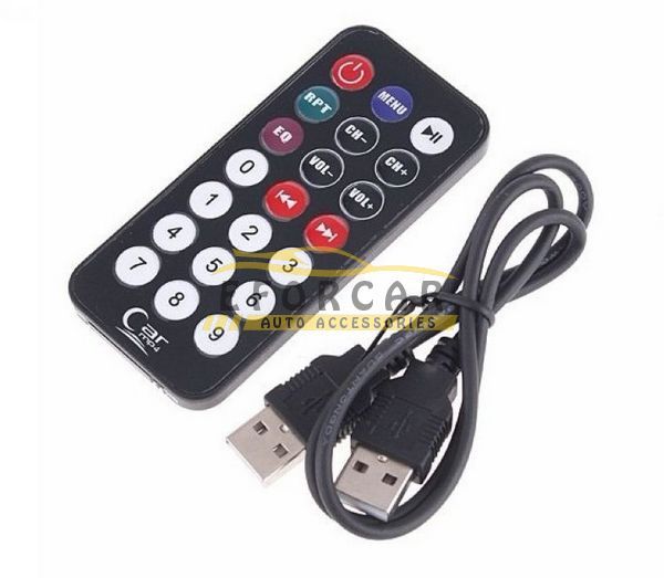 18quot LCD Car MP4 MP3 Player Wireless FM Transmitter SDMMC card slot Infrared Remote Multilanguages 2674976