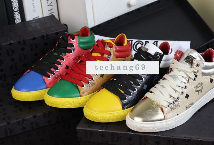 mcm flat shoes