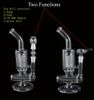 Darmowa Wysyłka Szklana Woda Perc PerColator Clear 8 Arm Fajny Rury szklane Rury szklane Bubbler Szklany Rig Oil Rura Wodna