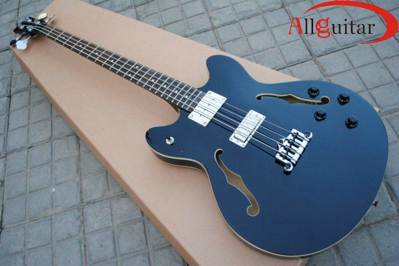 JAZZ 335 BASS Black Hollow Body Scale Length 34 864 Mm China Electric