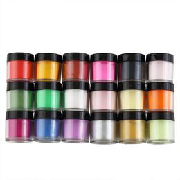 Toptan Sıcak Satış 18 ADET Akrilik UV Lehçe Kiti Süslemeleri Manikür Toz Nail Art Seti Ücretsiz Shipping407