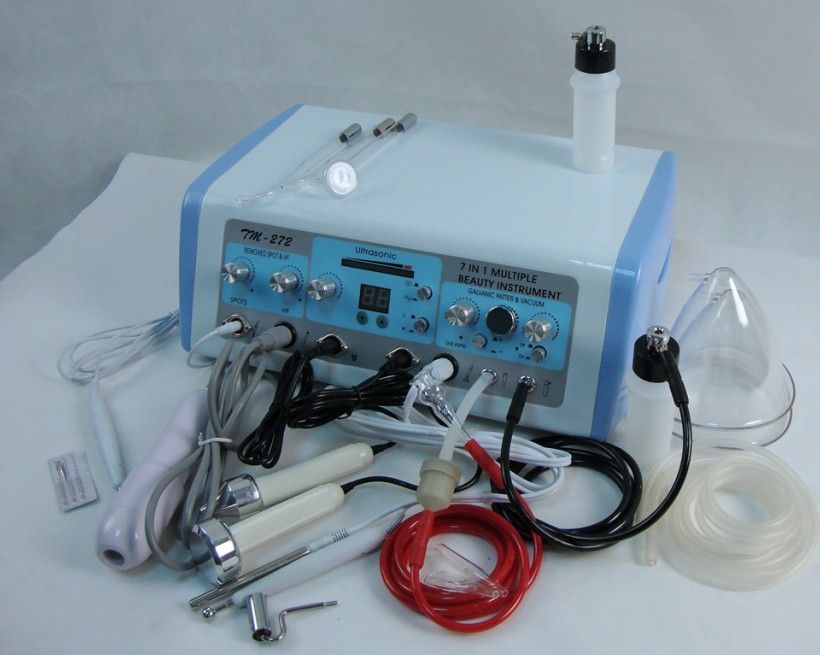 

7 In 1 Multifunction High frequency ultrasonic galvanic facial machine with 7 functions for beauty salon and spa use