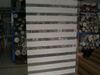 Roller Zebra Blinds/Light Filtering Sheer Shade in Grey Curtains for Living Room (32in*48in/81cm*121cm) 7 Colors