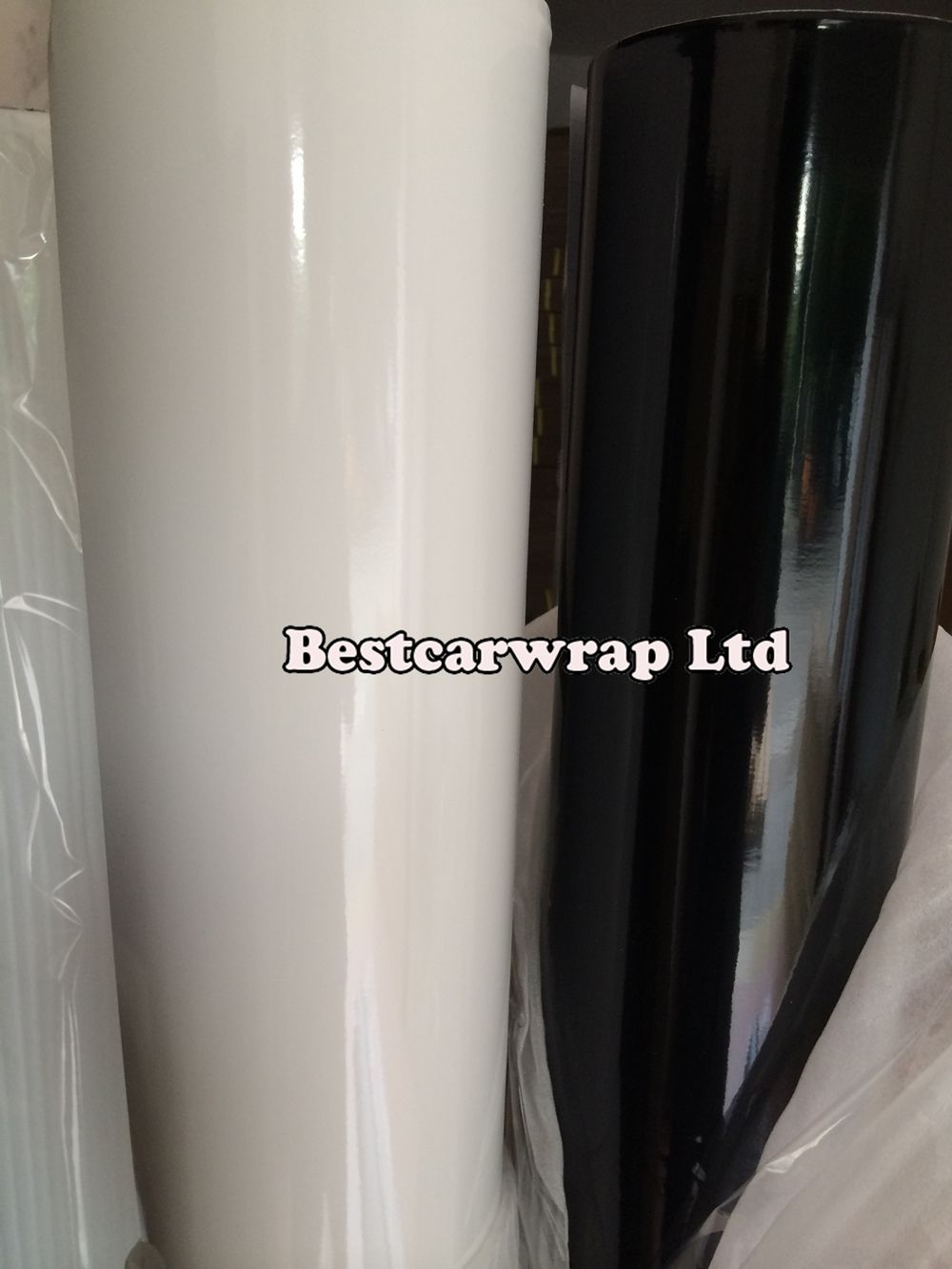 2021 High Gloss White Vinyl Car Wrap Gloss Shiny White Film With Air