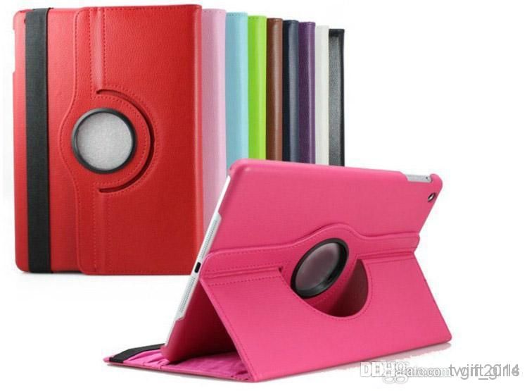 360 stopni Obrotowy PU Skórzany etui na iPad 2 Ipad 3 Ipad2 / 3 Smart Stand z magnesem