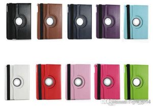 freeshipping 360 degree Rotating PU Leather Cover Case for ipad 2 ipad 3 ipad2/3 smart stand with magnet