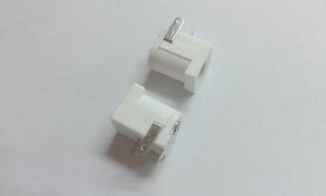 Connettore caricabatterie presa PCB alimentazione CC 5,5 mm x 2,1 mm bianco