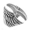 Kostenloser Versand! Cool Eagle Wings Ring Edelstahl Schmuck Mode Punk Motor Biker Flügel Männer Ring SWR0208