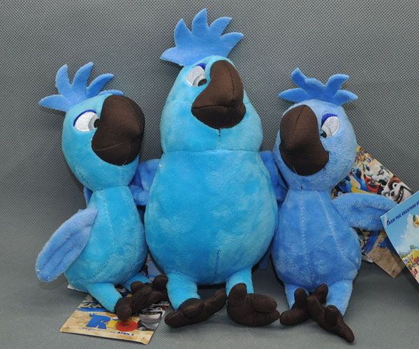 

Free Shipping Cute Rio the Movie Plush Baby Bird Savannah Jasmine Bobby 7-8 Inch Plush Toys Doll Stuffed Animals