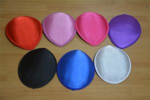 Reine Farbe EVA Satin Tropfen Millinery Hut Fascinator Kopfschmuck Basis DIY Handwerk machen Kappe B045