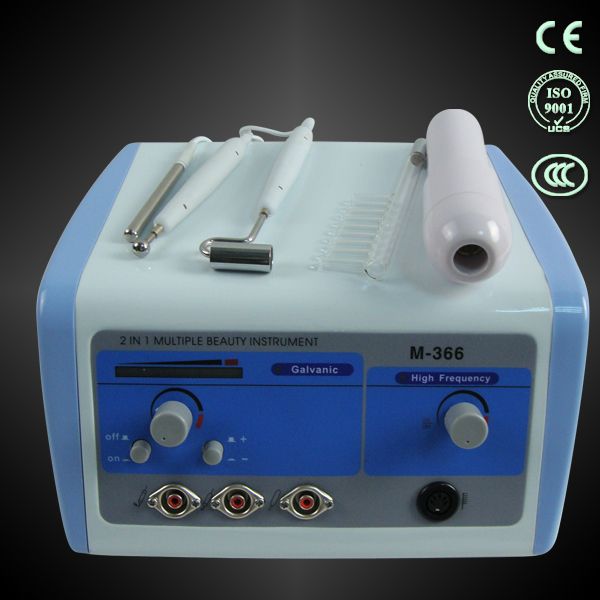 

hot sale 2 in 1 high frequency and galvanic machine