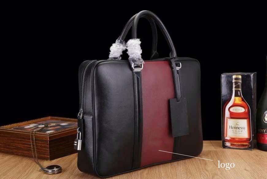 Men Leather Laptop Bag Replica Designer Handbag 7 Designer ...