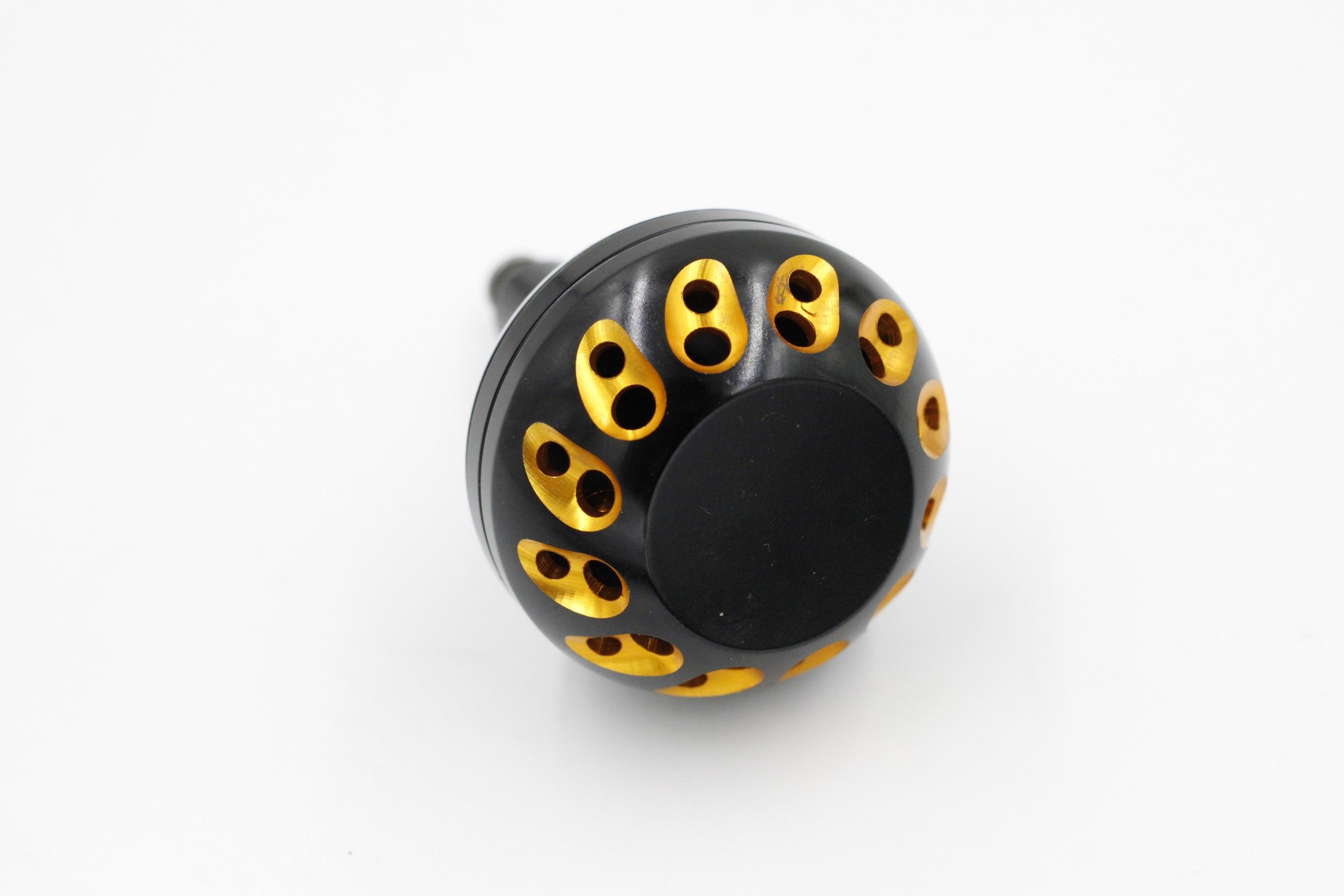 NEW ALUMINIUM POWER KNOB QX5BG BLACK GOLD FOR REPLACEMENT 45MM FOR