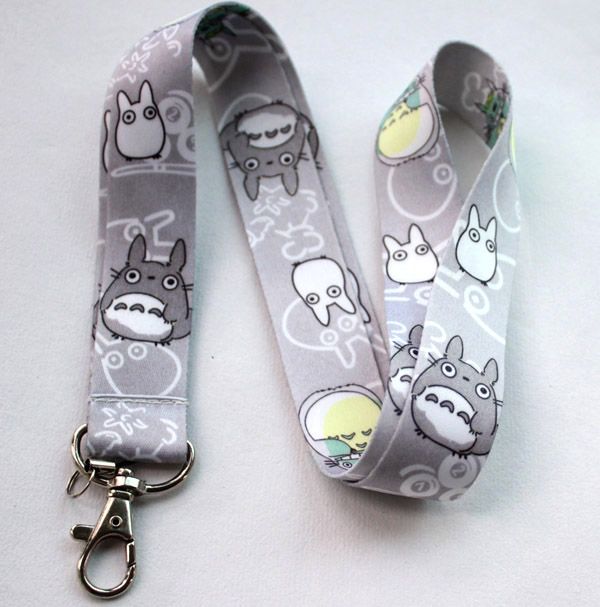 Cute Gray Totoro Cell Phone MP3 Strap NECK Lanyard Charm From Valletta
