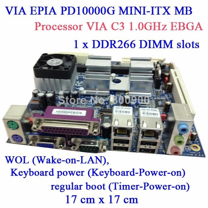 VIA Technologies EPIA ME6000 - VIA Motherboard - Mini ITX User Manual